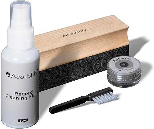 Miniatura 6 de Kit de limpieza de discos de vinilo, paquete todo lo que necesitas, completo 4 en 1, incluye cepillo de registro de terciopelo ultrasuave, líquido