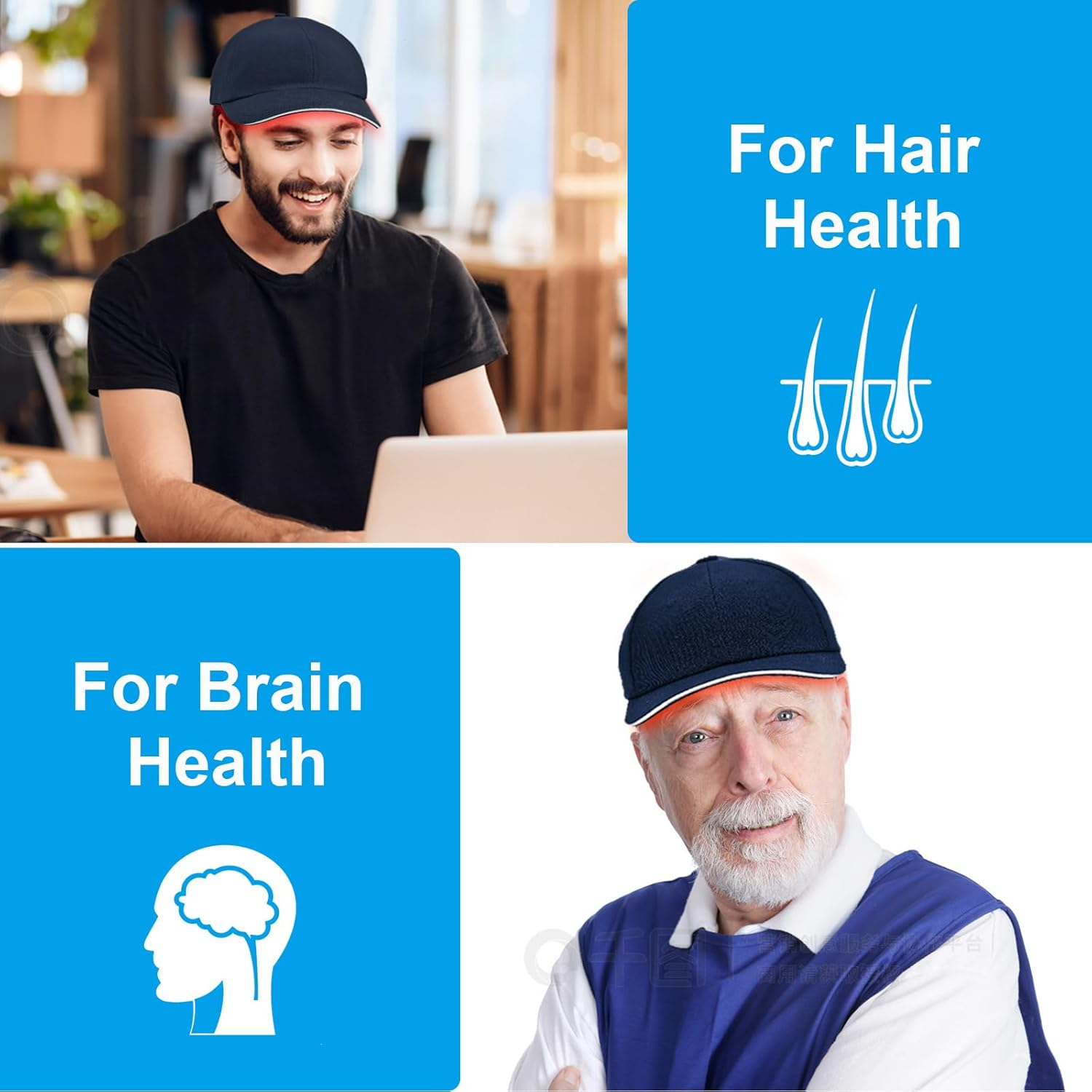 Red Light Therapy for Hair Growth red Light hat Cap Helmet for Hair Regrowth Scalp Health