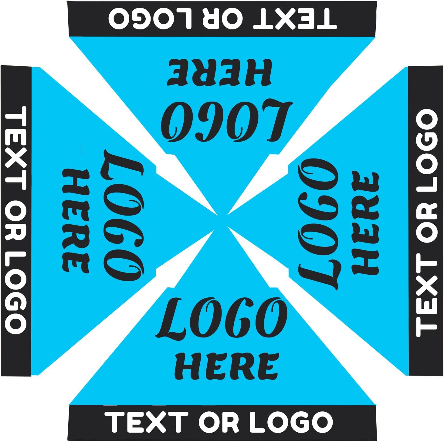 Custom Canopy Top 10x10 Pop Up Tent Top Replacement for Tradeshow Commercial Advertising Gazebos with Logo, Nano-Grade Water Repellent Heavy Duty Personalized Tent Top