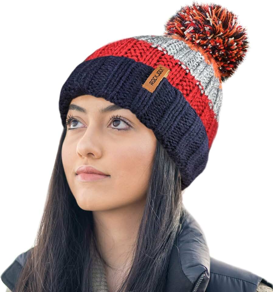 Amazon.co.uk Orange Bobble Hat