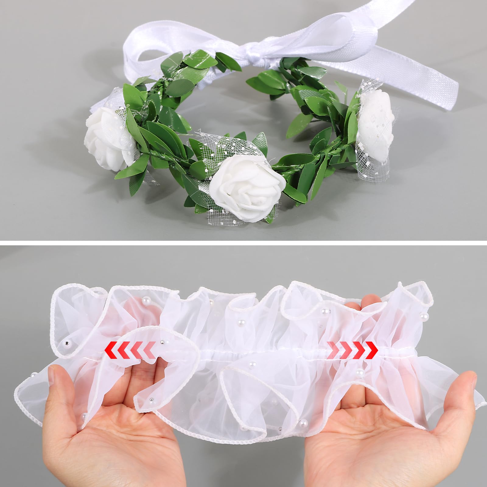 BOFUNX Decorazione Candela Battesimo Comunione Candela Protezione Antigoccia Gonne di Candele per Comunione Battesimo Cresima Matrimonio Compleanno DIY