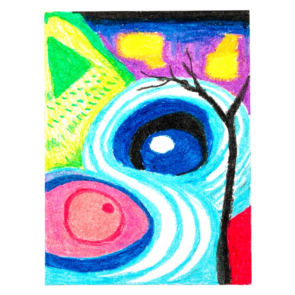 Colorations Oil Pastels , 20 Colors, Set of 40 Easy to Grip Hexagonal Shape, Smooth Application, Non Toxic - Image 3