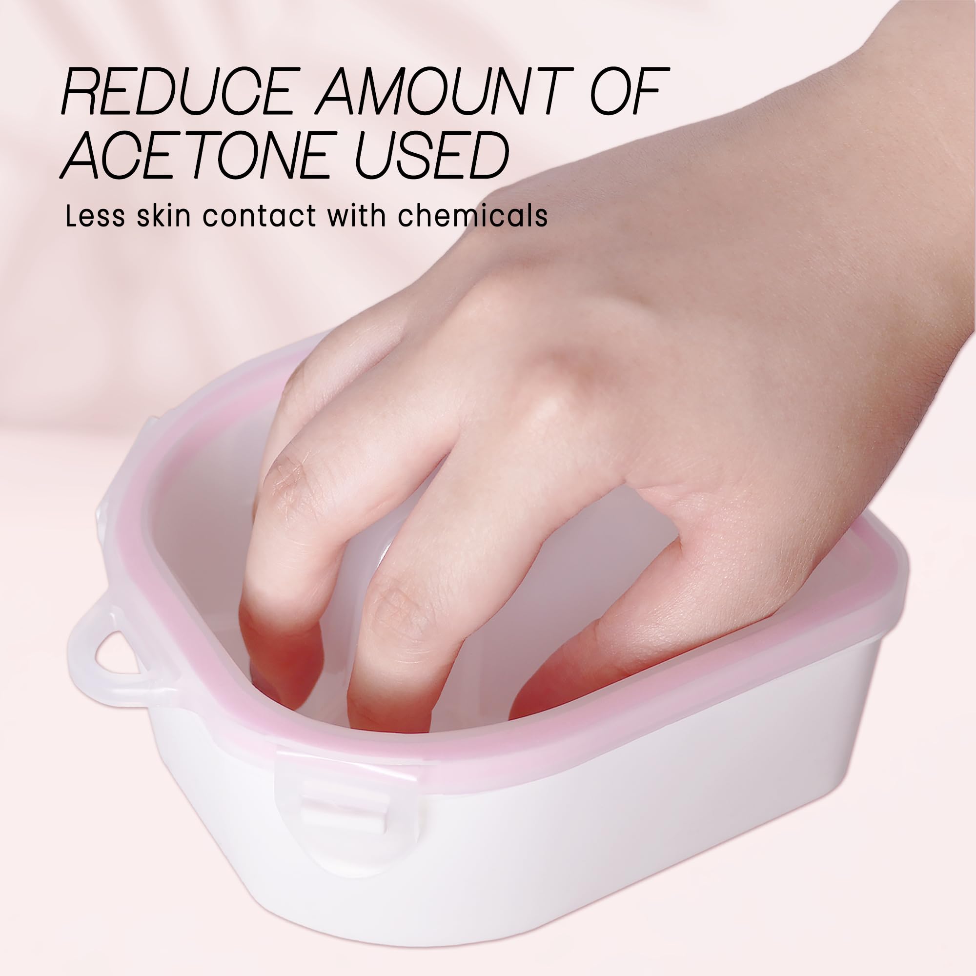 2013 newestseller Nail SPA Acetona Resistente Soak Off Agua Caliente Tazón Soak Herramienta Tratamiento Tazón Manicura de manicura 5