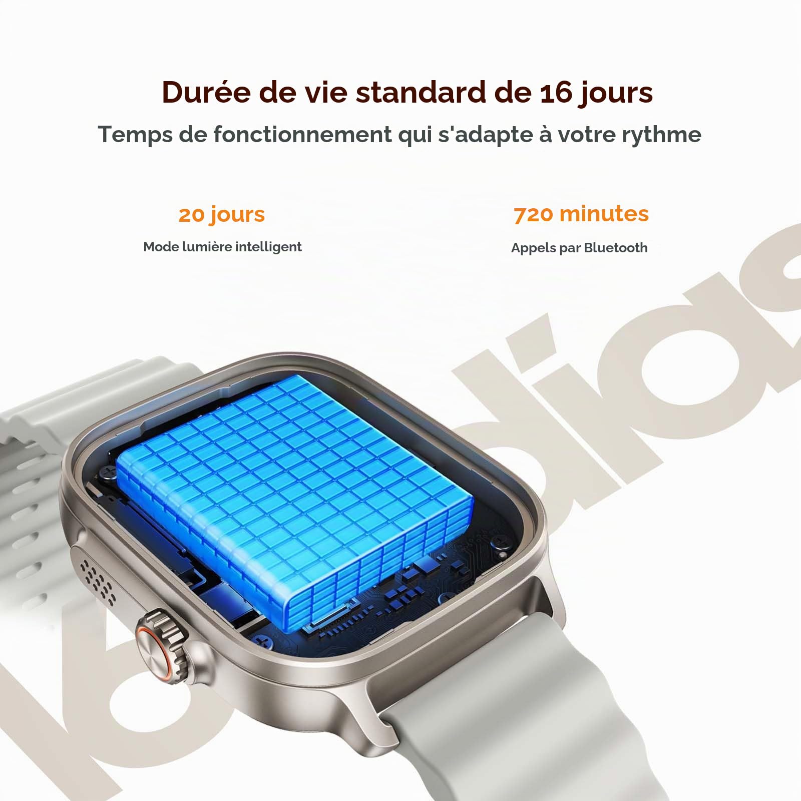 realme Watch 5 Montre Connectée GPS 1.97" AMOLED 14 Jours Autonomie Bluetooth Appels NFC Sport 108 Modes IP68 Homme Femme, Argent