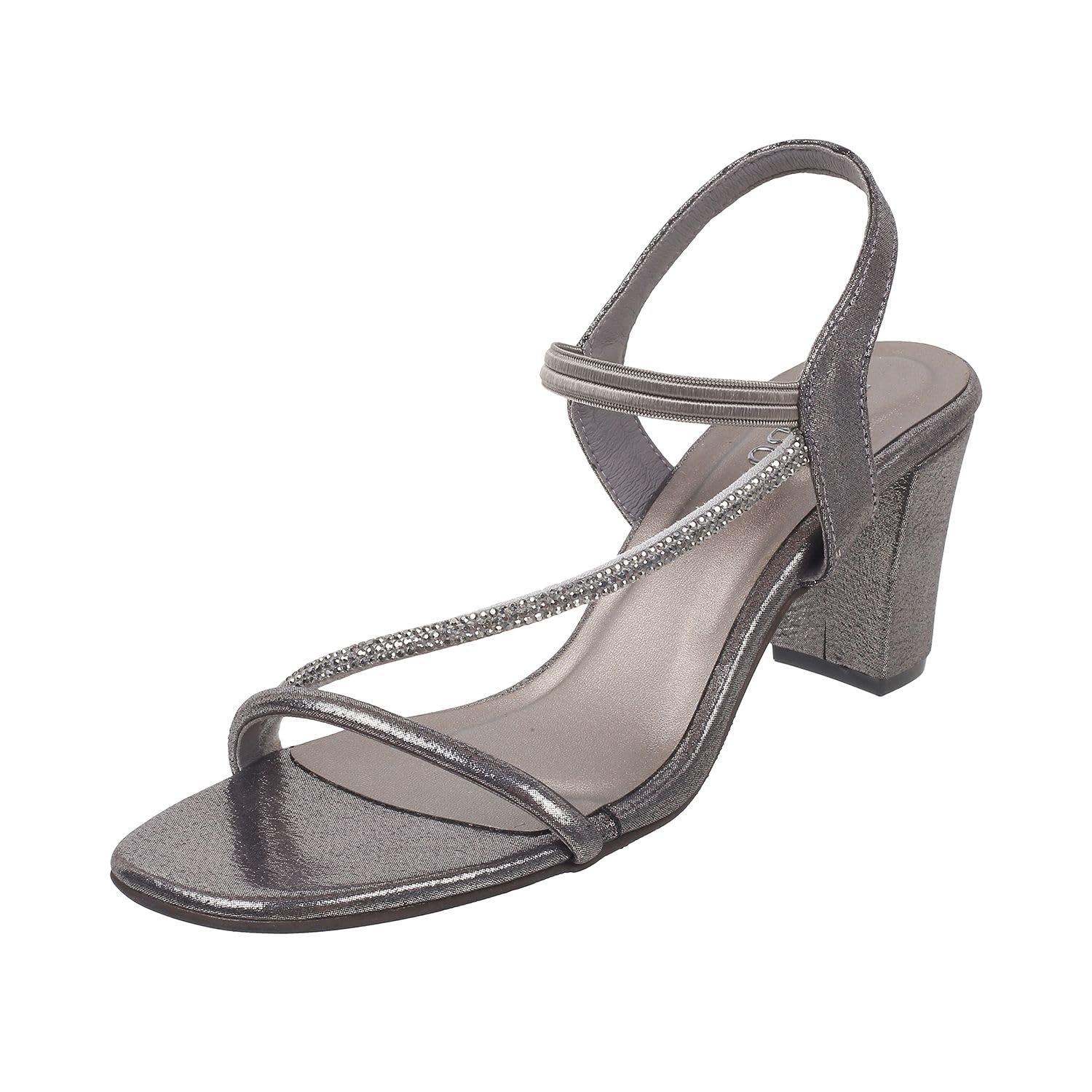 metro Women Synthetic Leather Fashion Block Heel Sandal-picture-25