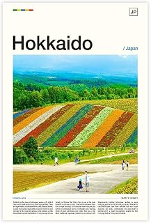 Hokkaido Travel Poster Photography Travel Canvas Art Wall Decor Posters Home Bar Restaurant Garage Cafe Logo Gift 20x30inch(50x75cm)