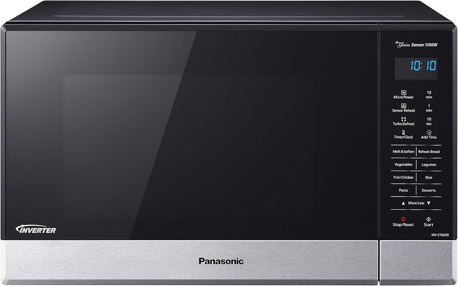 Panasonic 32L 1100W Inverter Sensor Microwave Oven, Black (NN-ST665BQPQ)