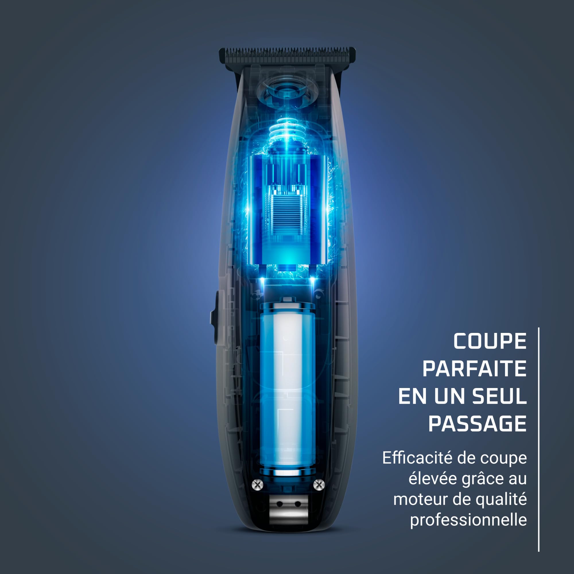 Rowenta Barber Experience, Tondeuse de finition pour homme, Lame en T, Revêtement DLC, Auto-affûtage, TN1851E0