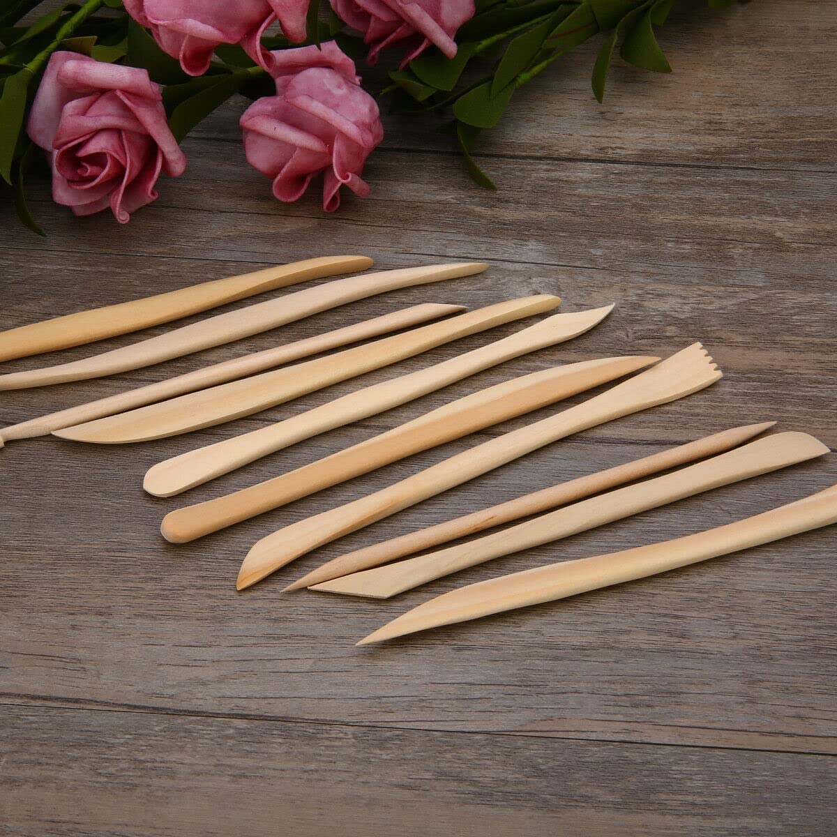 Pottery Tools Set - 8 Piece Clay Sculpting Kit -4