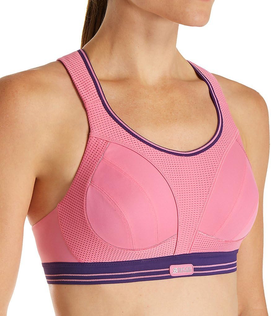 Shock Absorber B5044 Women's Run Sports Bra ,Pink/Purple ,30DD
