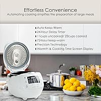 Vista 3 de MAGiC COM Rice Cooker, 20 Cup(Cooked) 10 Cup(Uncooked) One Touch Healthy Cooking with 15 Menu Modes, Nonstick Inner Pot, Steamer Basket, Auto Clean