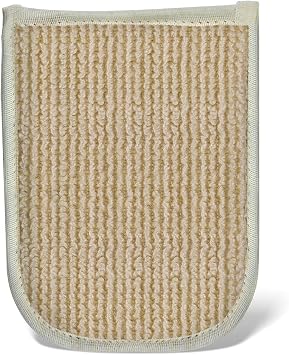 Natural Pumpkin Pouch with LAMINA Sides, Bath Gloves, Bath Gloves with Plate Fiber 24 X 17 (Cm)