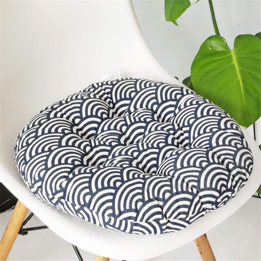 Coussin de siège rembourré rond 40x40 de chaise de terrasse pour un confort optimal