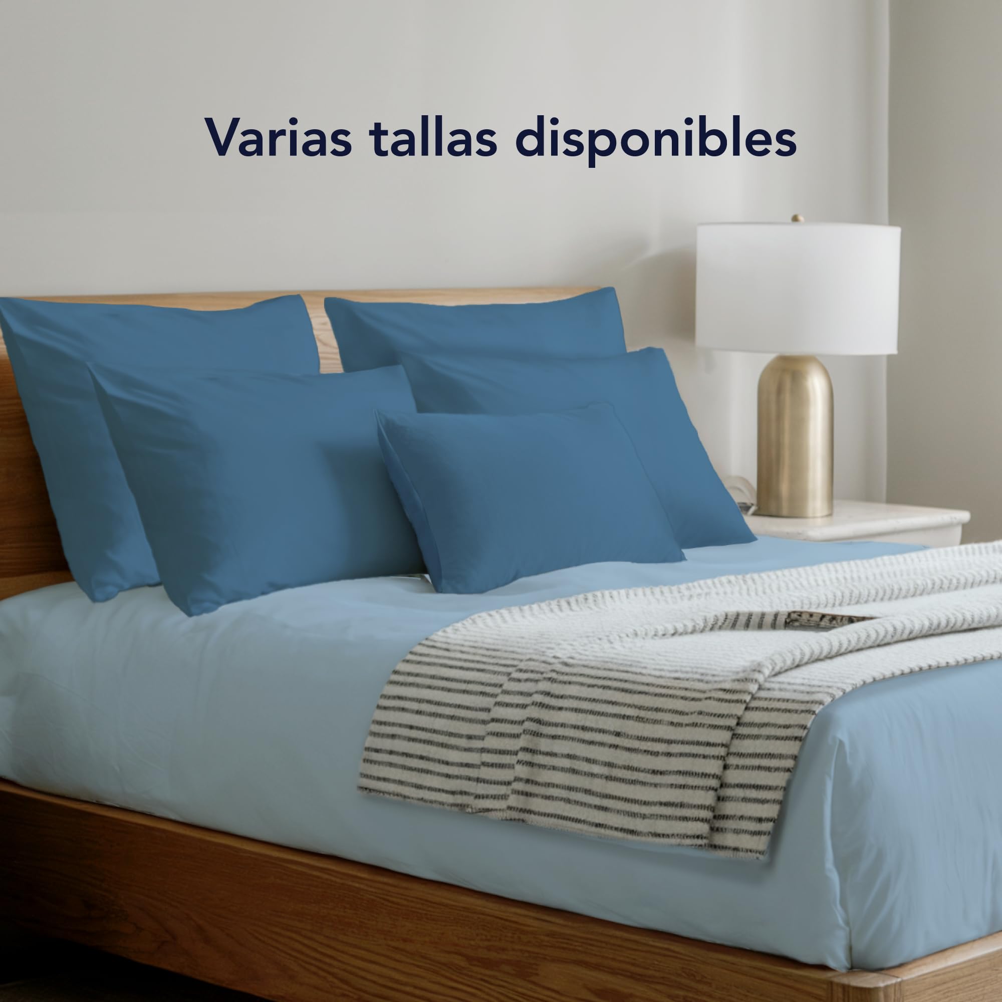 Set di 2 federe in raso Easy Dream 65 x 65 cm uni taupe