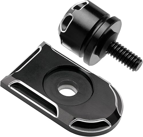 Vista 22 de Tornillo de asiento de motocicleta, tornillo de montaje moleteado para guardabarros trasero, 1/4 "-20 roscas de repuesto para Harley Touring