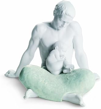 LLADRO The Father Figurine. Porcelain Dad Figure.