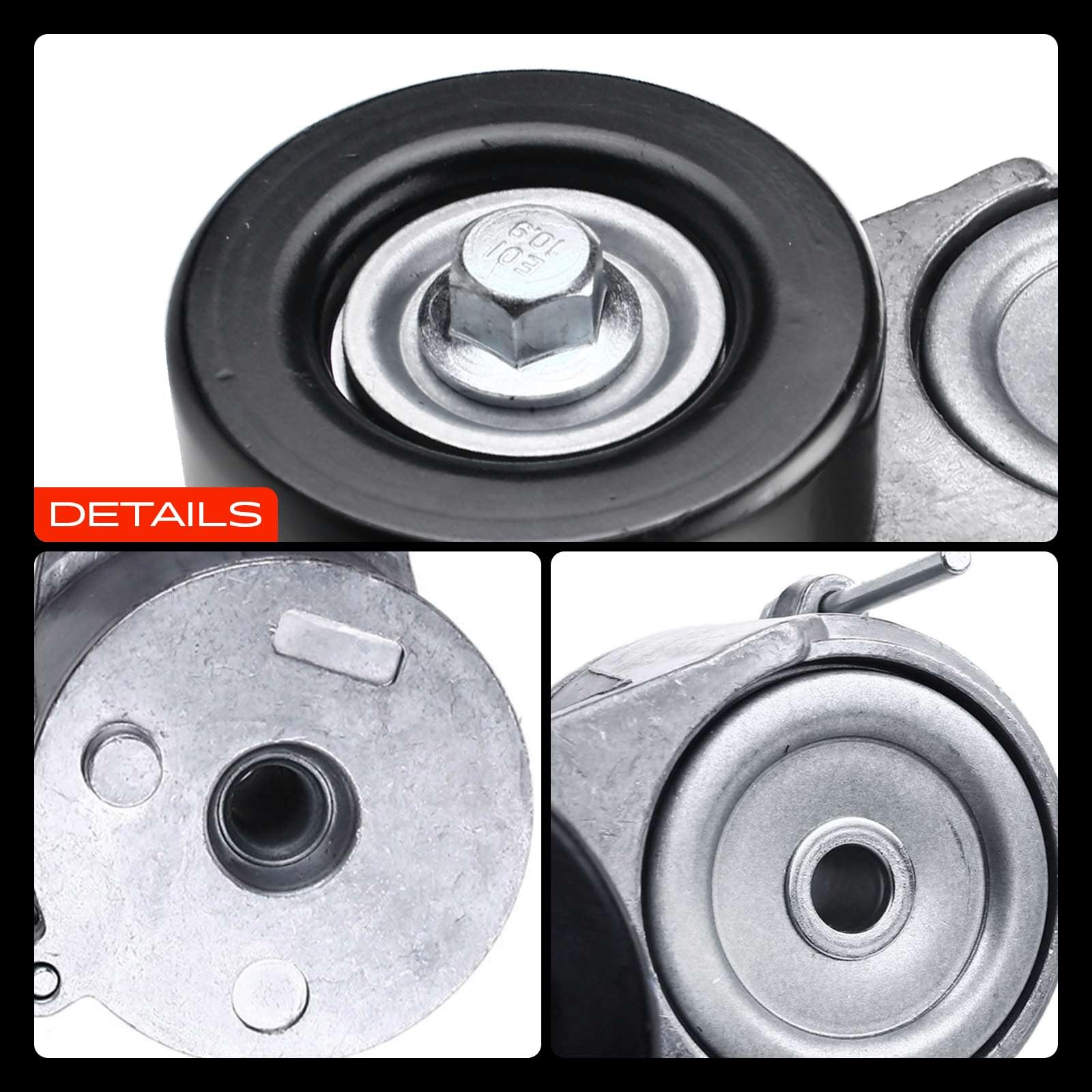 Frankberg Polea guía de rodillos Compatible con Wrangler III JK 2.8 CRD Nitro 2.8 CRD 4WD Nitro 2.8 CRD Wrangler III JK 2.8 CRD RWD Replace# 6802711AB