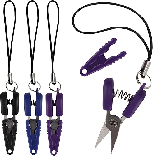 Miniatura 7 de Itty Bitty - Tijeras portátiles para llavero, color rosa azúcar, 1 tijera