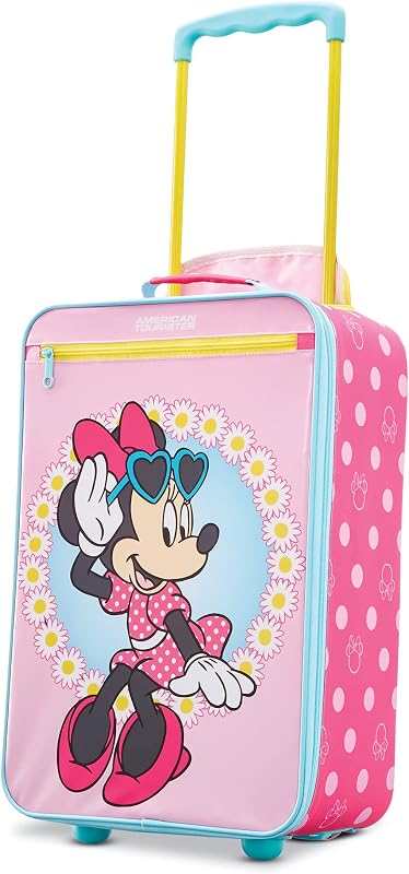 Equipaje vertical Disney Softside, Minnie, equipaje de mano de 18 pulgadas