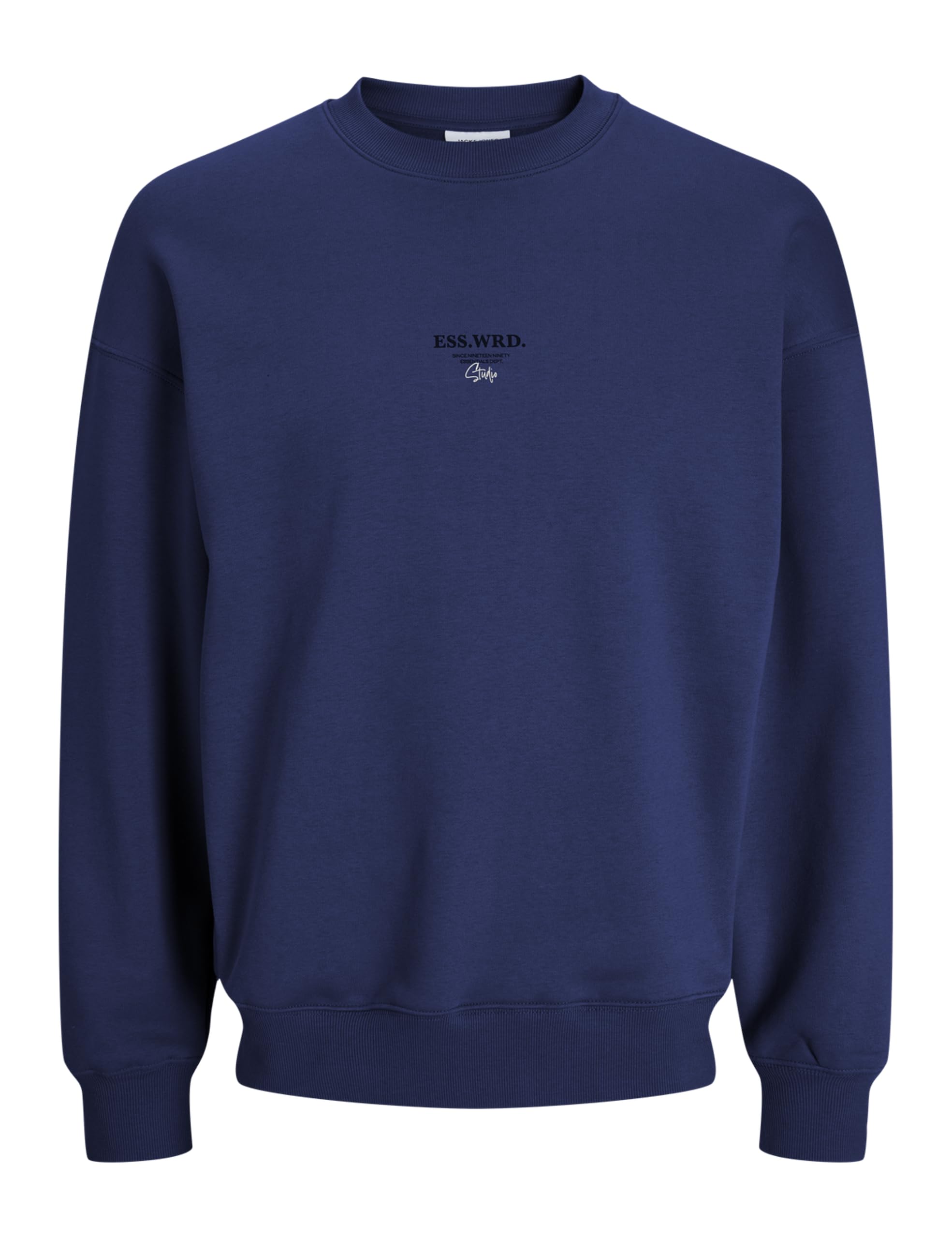 JACK & JONES Jjeurban Edge Studio Sweat Crew Noos, Ocean Cavern, XL