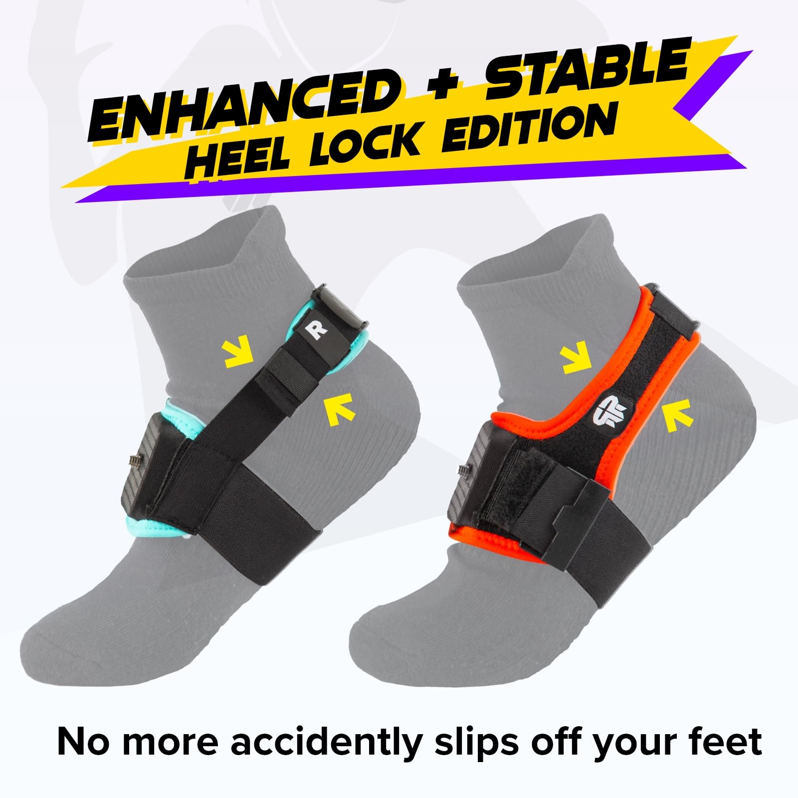 Rebuff Reality Trackstraps Elite - Foot Strap for VR Tracker, Compatible with Vive Ultimate Tracker 3.0 & 2.0, Ideal for VRChat, Dance Dash, Full Body Tracking, and VR Gaming - 2 Feet Straps: Trackstrap Elite