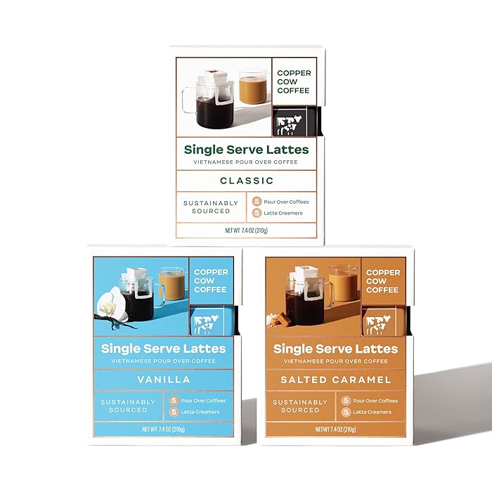 Buy Copper Cow Coffee Vietnamese Pour Over Coffee with Sweetened