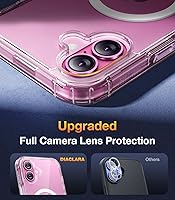 Vista 299 de Diaclara - Funda diseñada para iPhone 15 Plus de 6.7 pulgadas, transparente, cuerpo completo, con protector de pantalla, resistente de protección