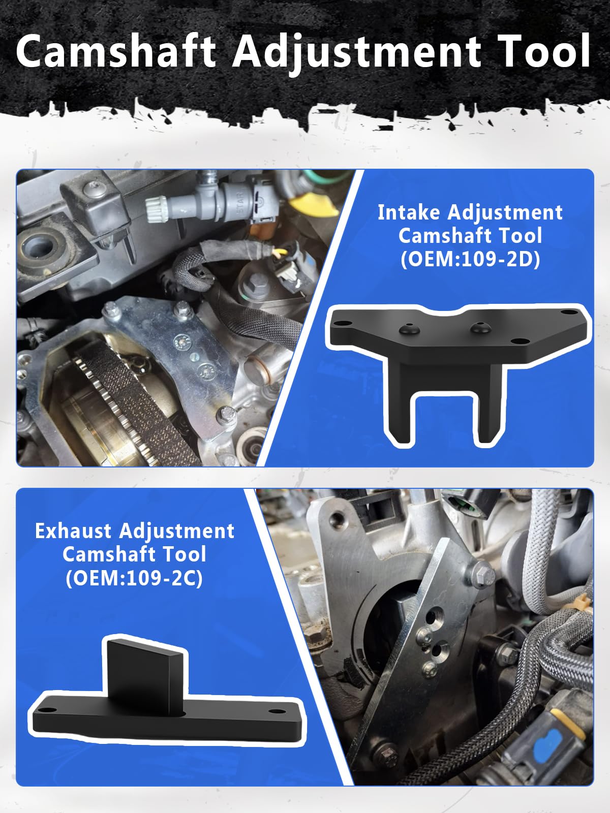 Zahnriemen Werkzeug, Motor Einstellwerkzeug Set, Kompatibel mit Peugeot, Citroen, Opel, für 1.0, 1.2 Vti (VVT) /GDI PureTech Benzin, 0109-2A, 109-2C, 109-2D, 0109-2B, G-0109-2E