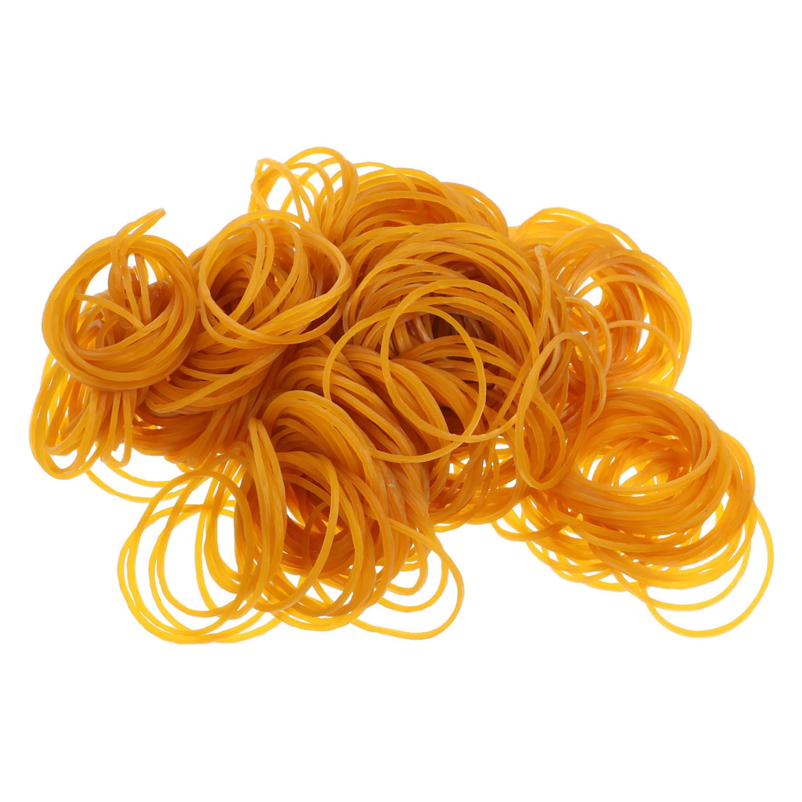 DOITOOL 4000 Stück Gummibänder Transparent Gelb Stark Elastisch Rubber Bands Für Büro Haushalt Bündeln Elastische Bänder