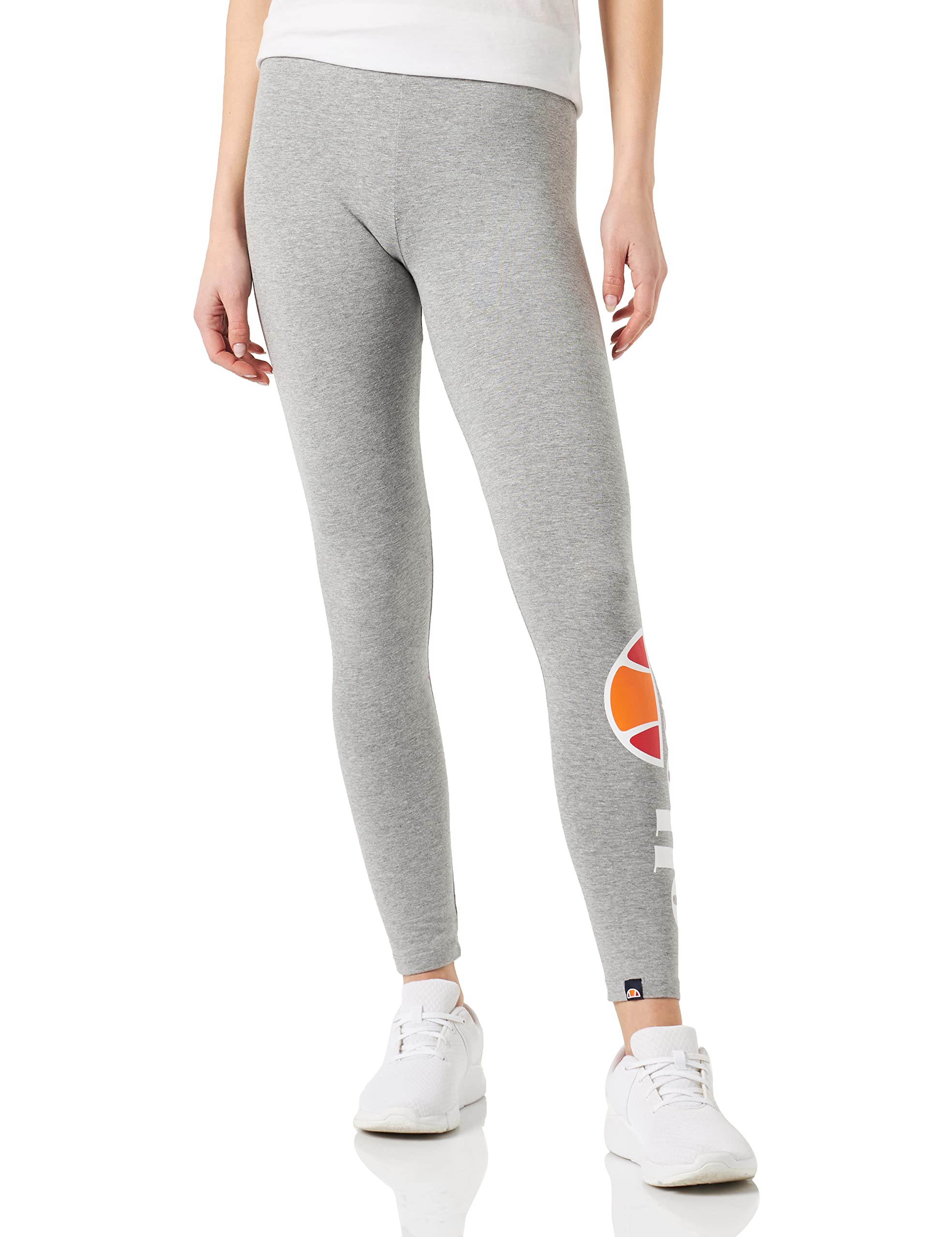 ELLESSE Women's Legging Pants, Grey Melange, S