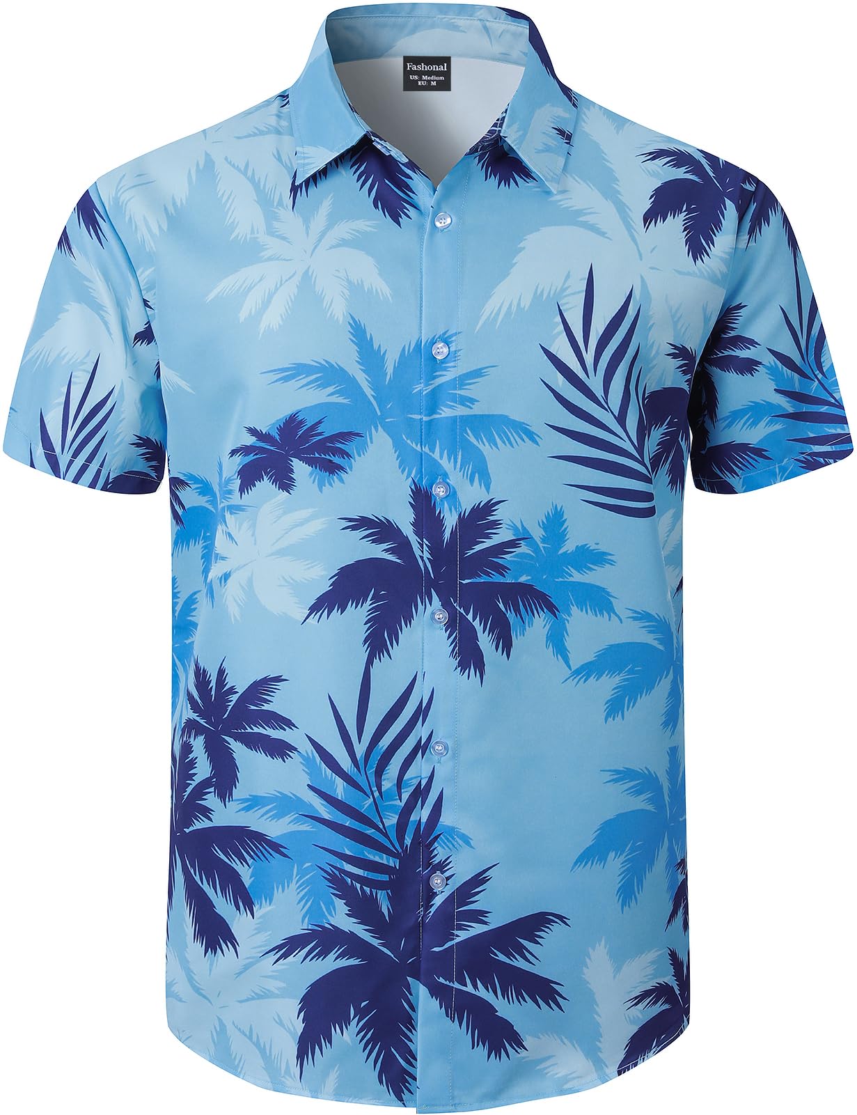 Men's Hawaiian Shirt Button Down Summer Short Sleeve Shirt
