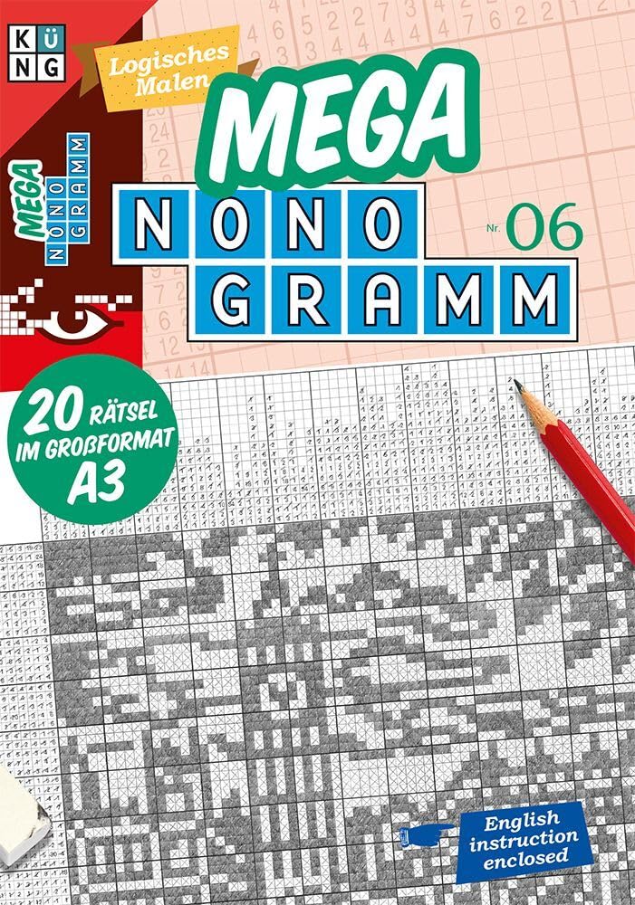 Keesing Schweiz Ag Mega-Nonogramm 06 (Mega Nonogramm Mappe): Limitierte Auflage