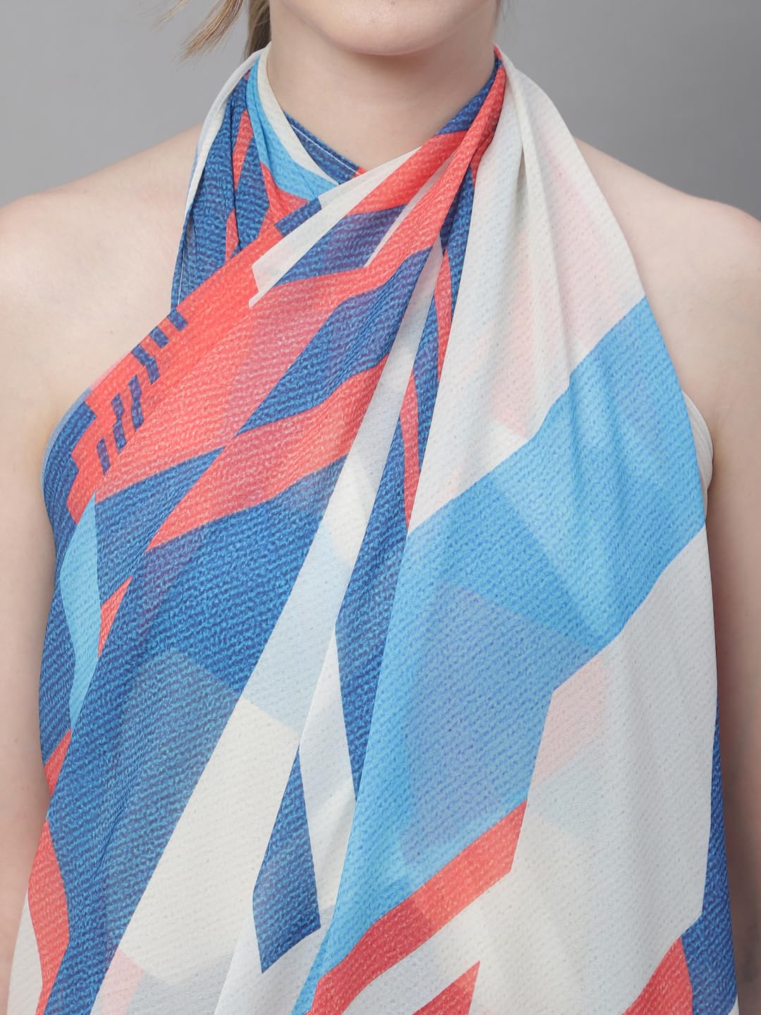 Claura Geometric Printed Swimwear Sarong 3