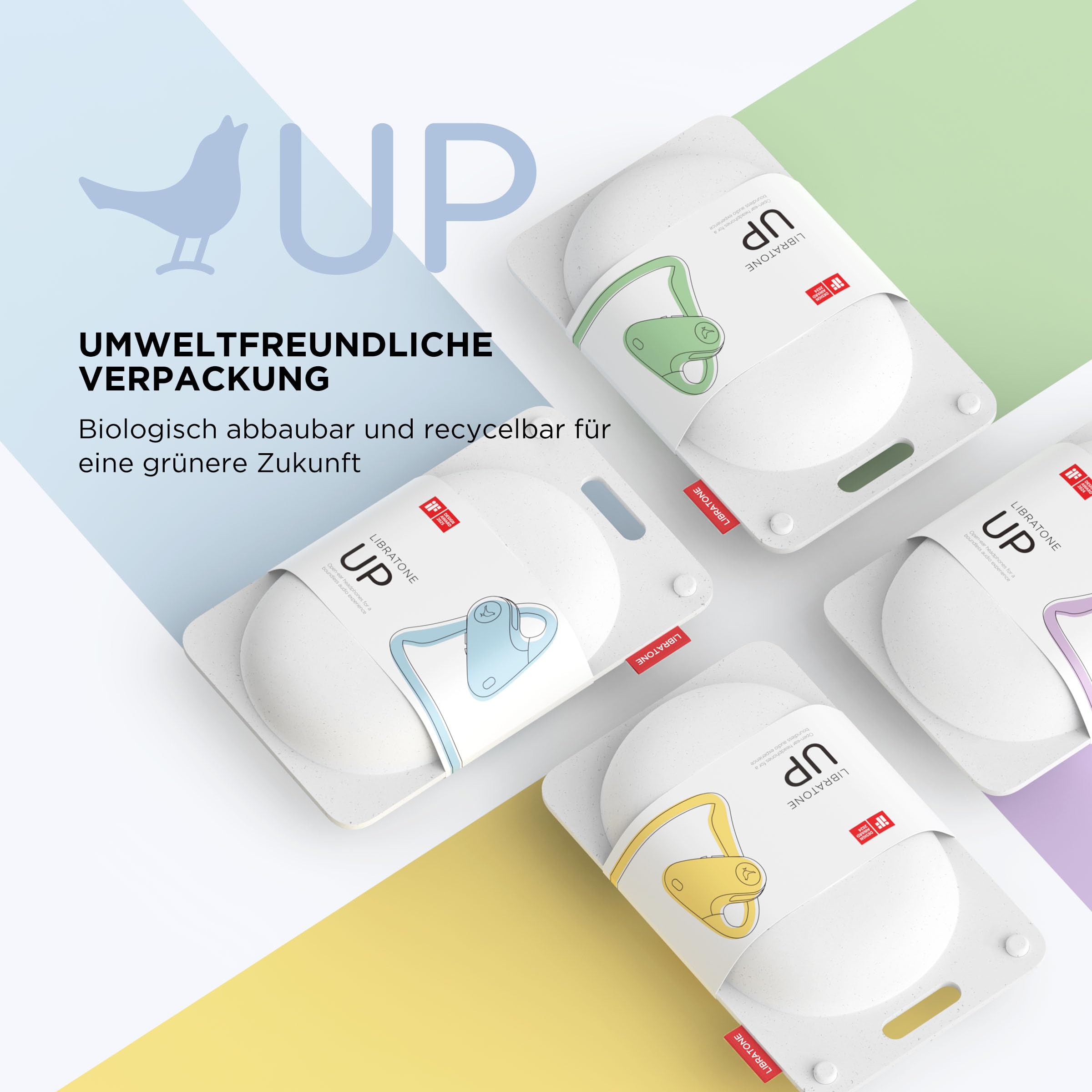 Libratone UP Open-Ear Sportkopfhörer Ultraleicht Bluetooth IP57 - Blau