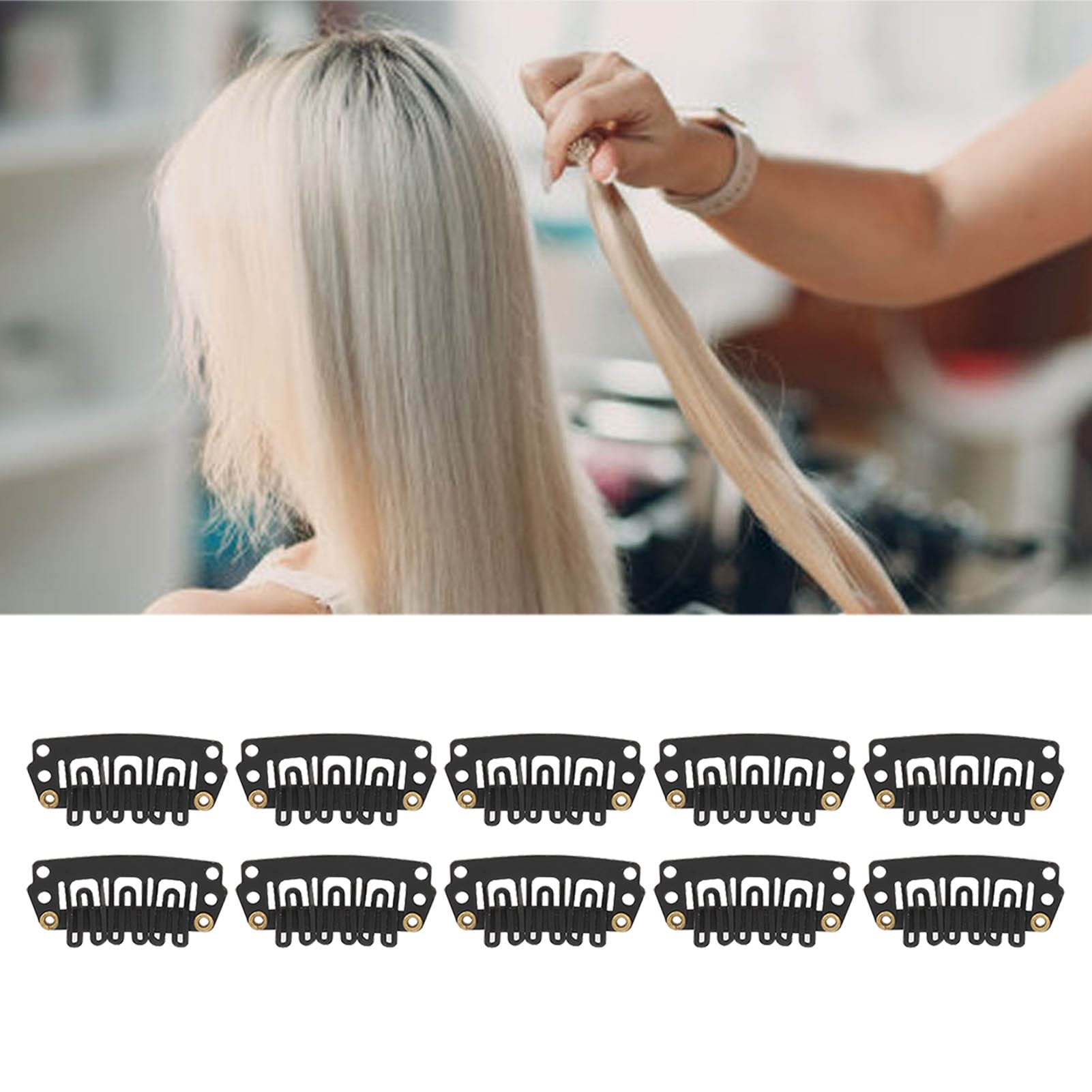 Kit Pour Extensions de Cheveux, Plume Pour Cheveux, 1 Pince + 1