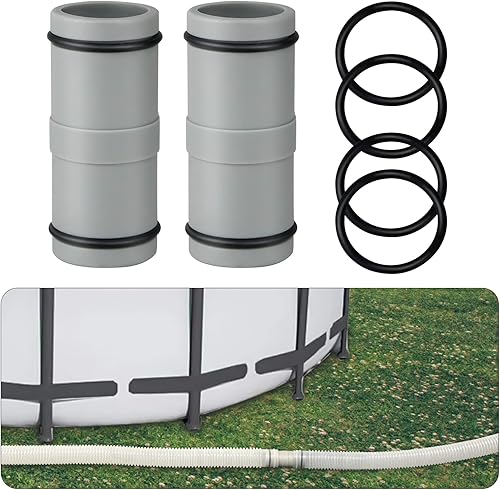 Miniatura 5 de Conector de manguera de piscina de 1.25 a 1.25 pulgadas, conector de manguera de bomba de filtro, adaptador de manguera de piscina para piezas y