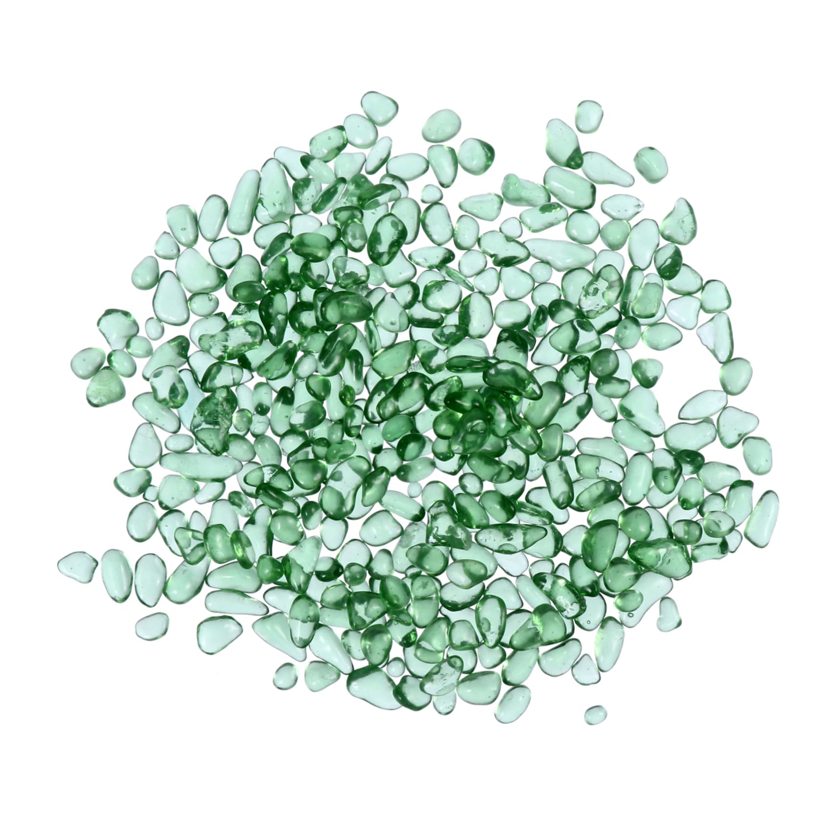 FONDOTIN 500g Crystal Stones Glass Gems Fish Tank Decoration Substrate Safe for Fresh/Saltwater Easy to Clean