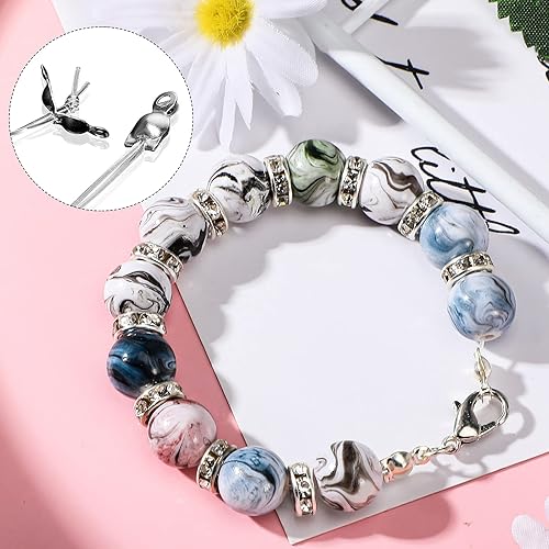 Miniatura 4 de 2100 piezas de tubos de latón para engarzar, puntas de cuentas de guardián, cubiertas de nudo para hacer pulseras, collares (colores surtidos)