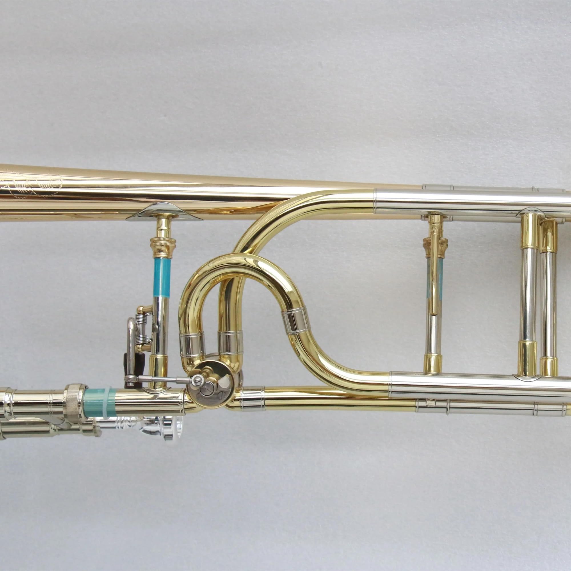 Trombones Instrumentos musicales Trombón Profesional Instrumento Tenor Cuerpo De Latón Tobogán De Cuproníquel Trombón Tenor Lacado Dorado