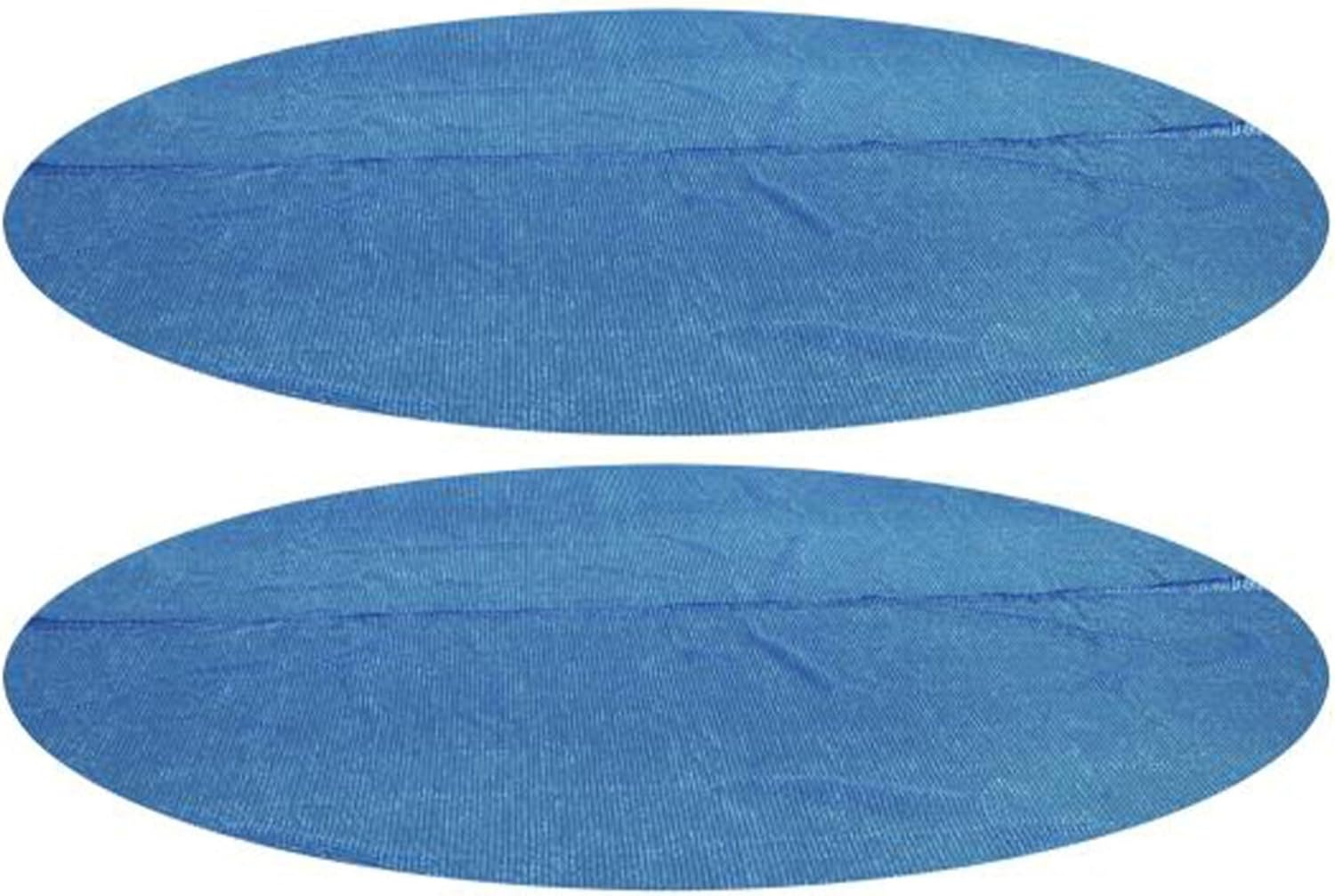 Bestway 2 Pack Flowclear 14 Feet Round Above Ground Solar Pool Cover Only for Pool Water Maintenance of Swimming Pools 15 Feet in Diameter, Blue