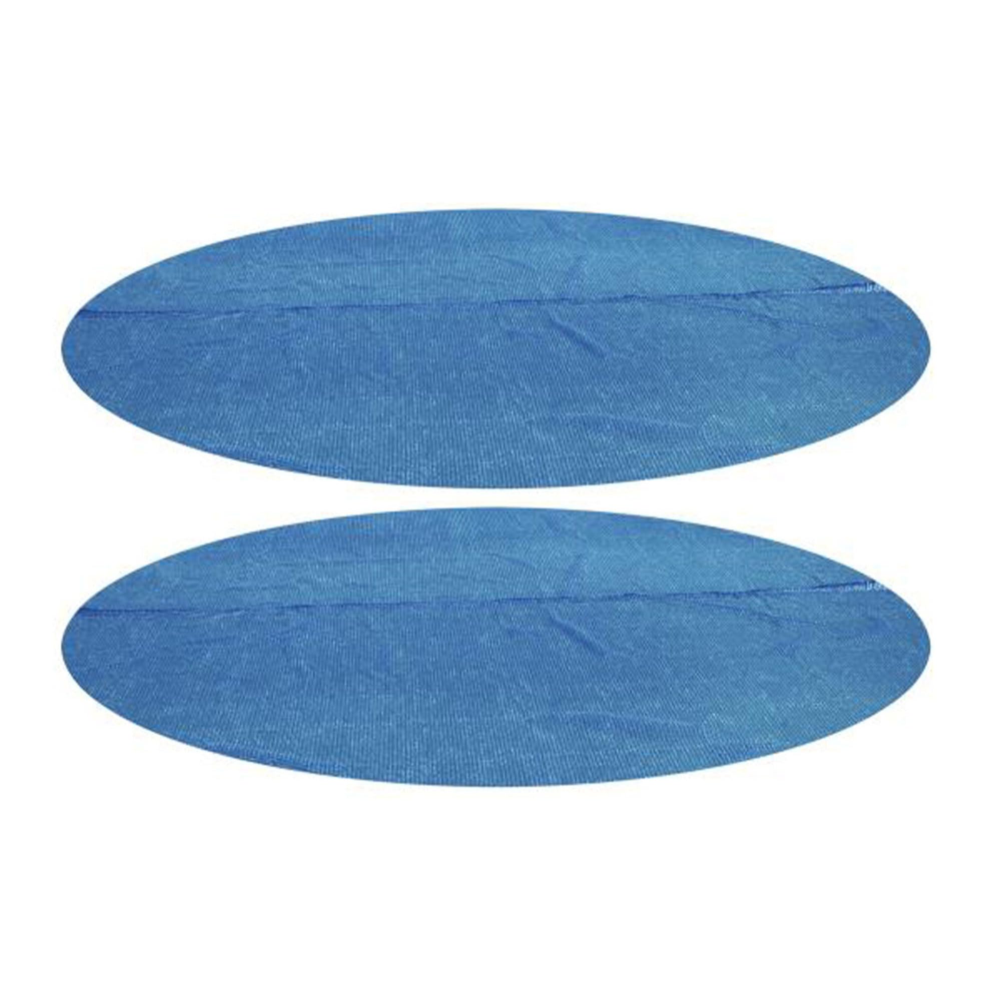 Bestway 2 Pack Flowclear 14 Feet Round Above Ground Solar Pool Cover Only for Pool Water Maintenance of Swimming Pools 15 Feet in Diameter, Blue-image-36