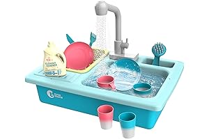 Kids Dishwashing Play Sink Toy with Running Cycle System