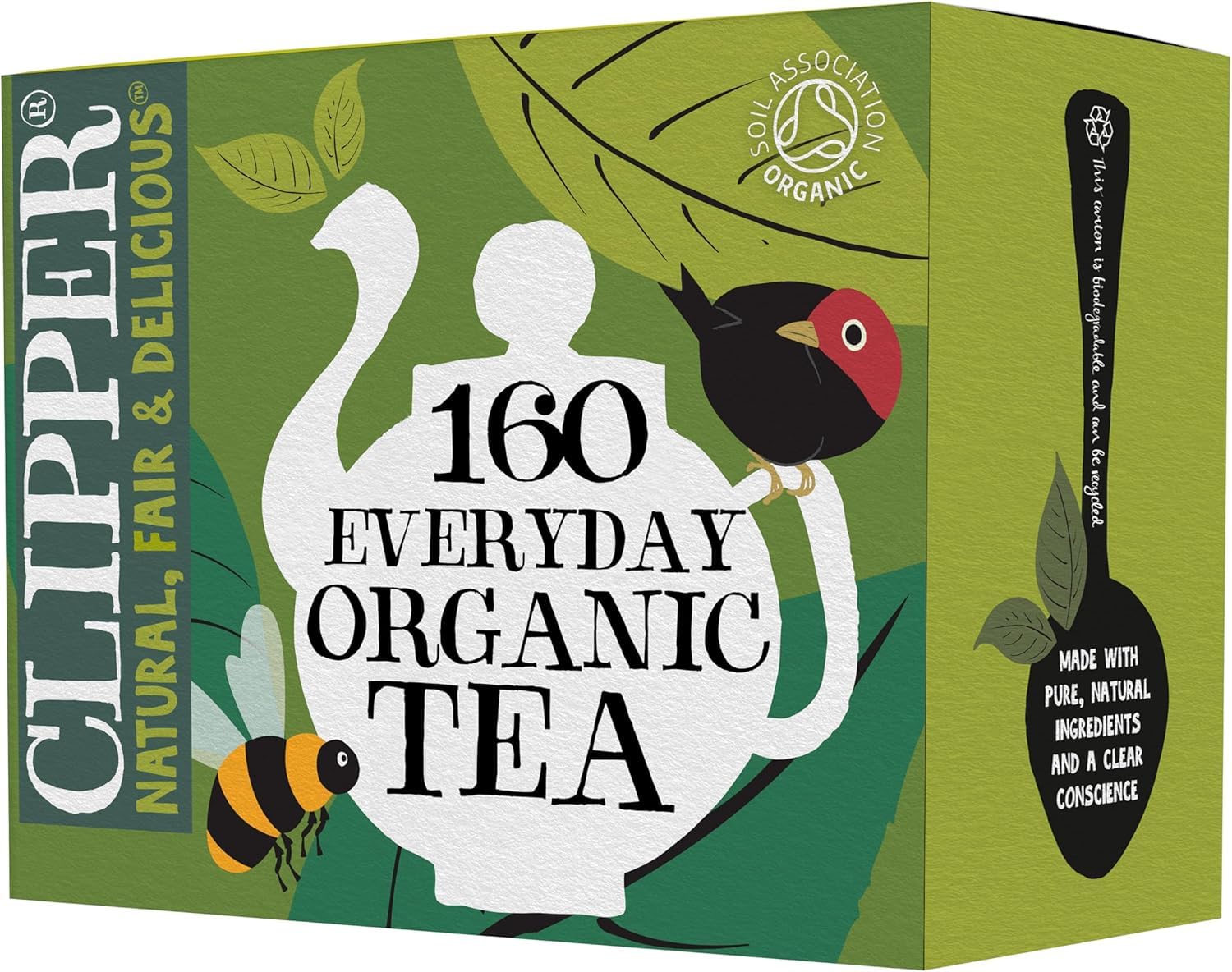 Clipper Organic Everyday Tea 160 Tea Bags 464G
