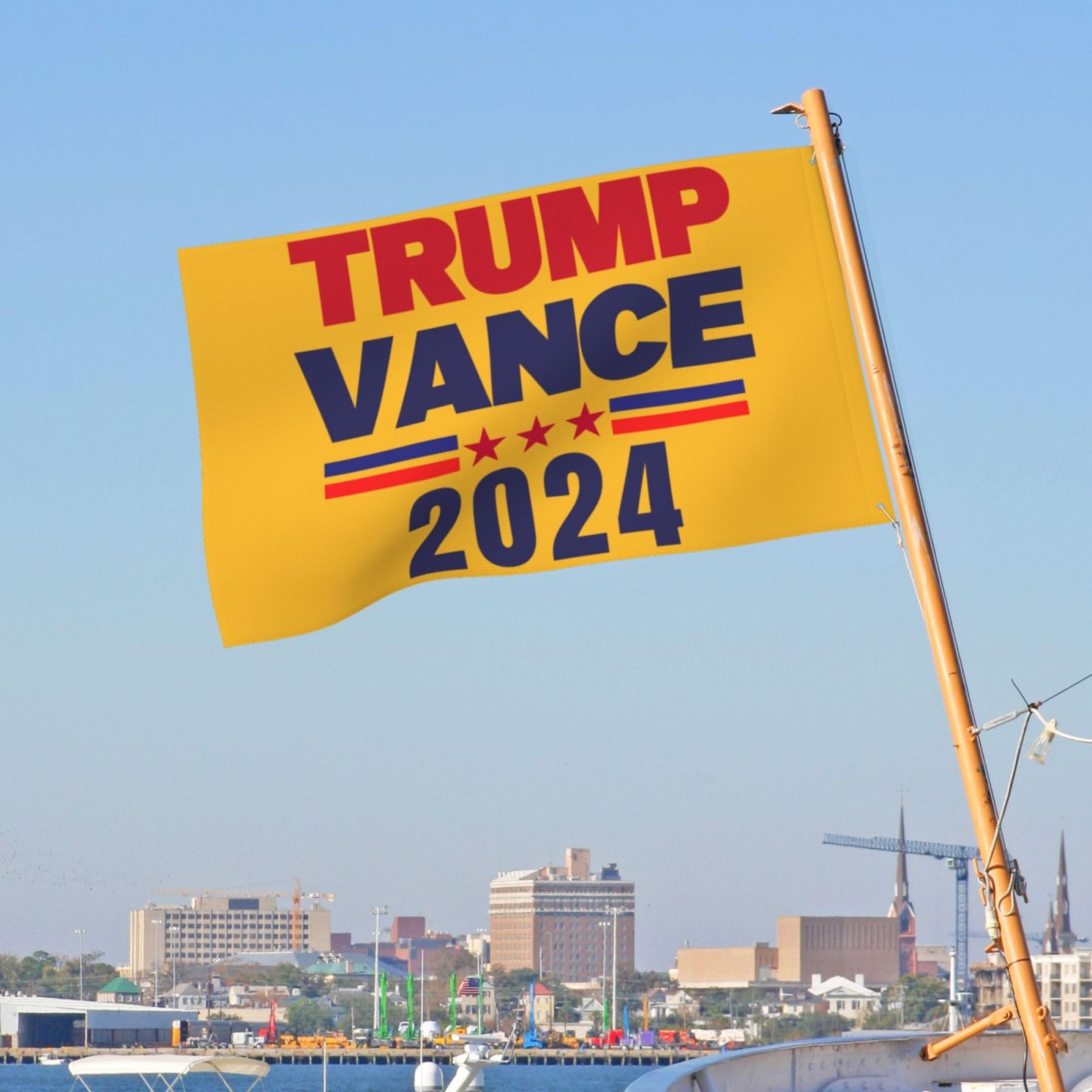 Bandiera Da Giardino Trump Vance 2024 – 30,5x45,7 Cm, Bifacciale A 3 Strati, Colori Vivaci, Per Prato E Decorazione Esterna