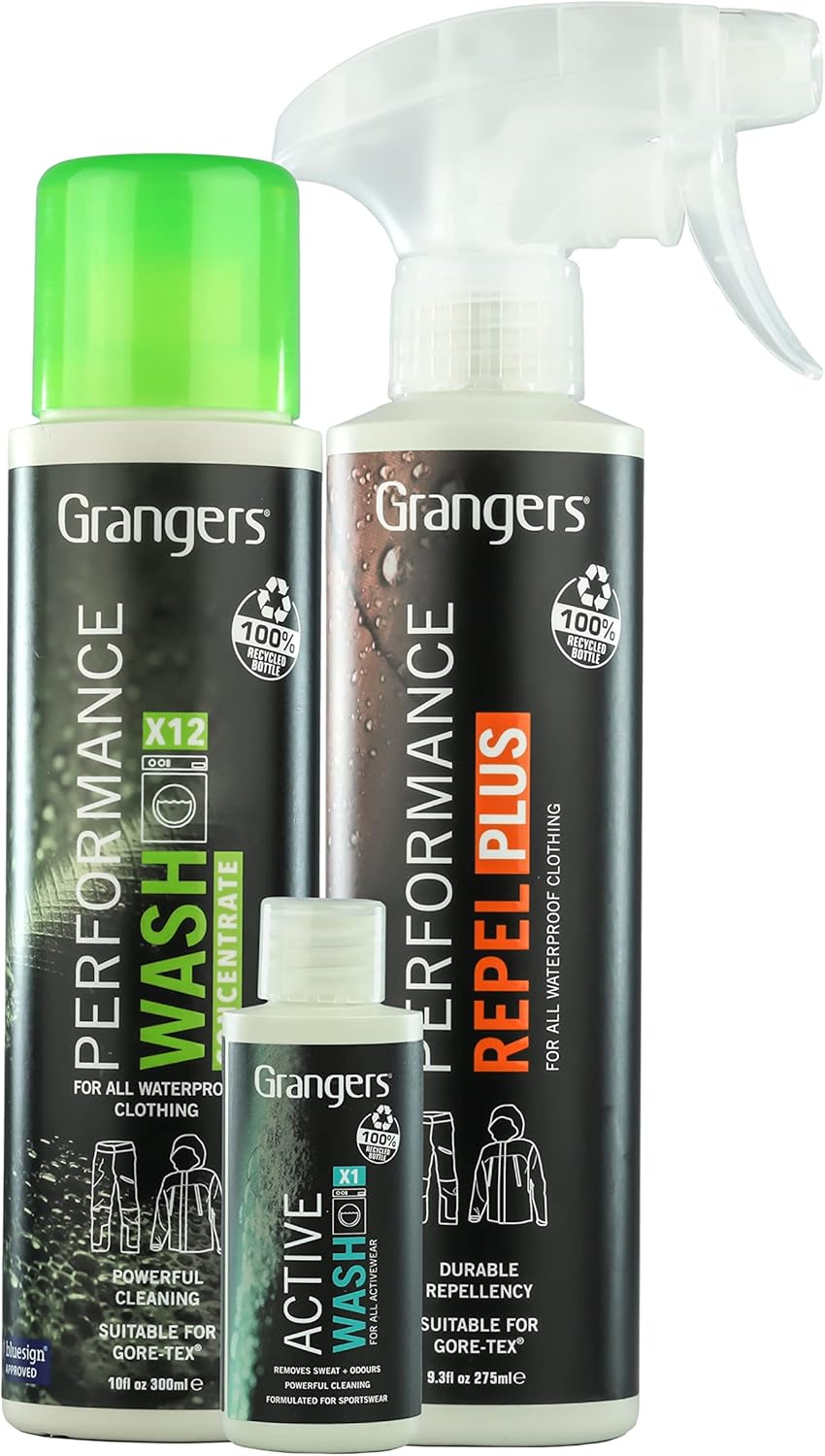 Granger's Outdoor Clothing Care Kit / Clean and Waterproof Outerwear