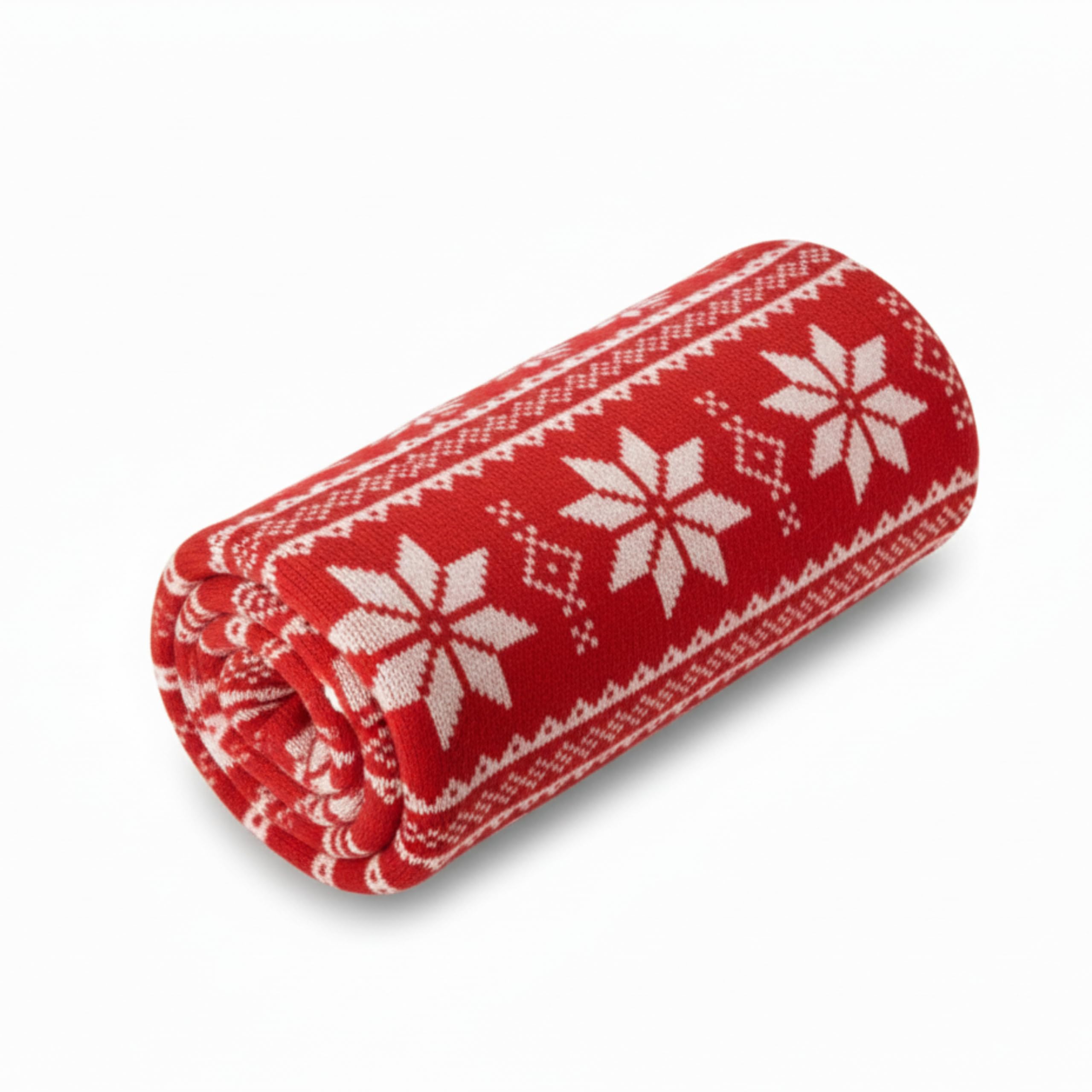 Manta Polar Navideña Ultra Suave (150x120 cm) | Colcha Cama Térmica con Estampado de Navidad | Manta Gruesa de Invierno para Sofá, Decoración y Regalo (Estrellas)