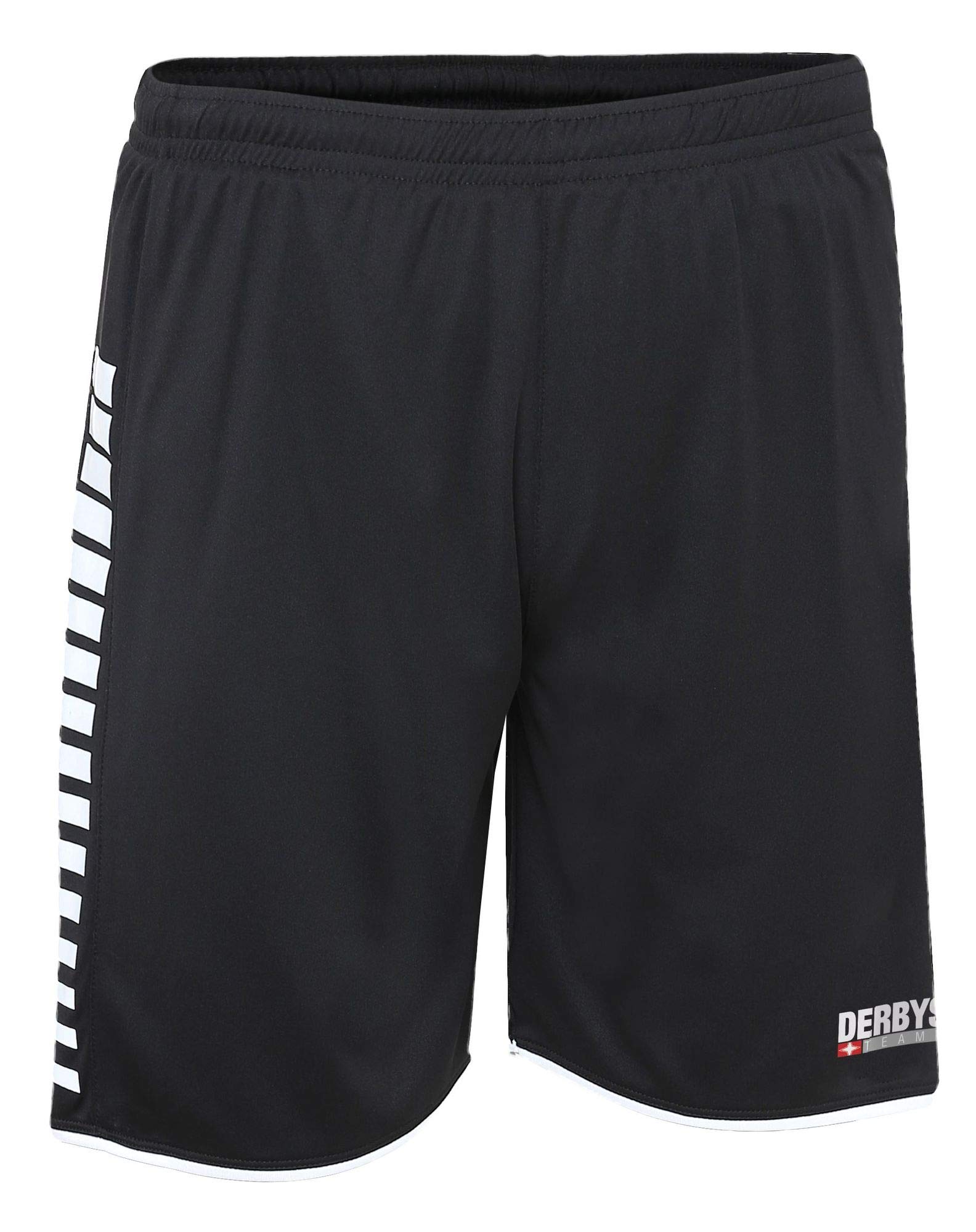 Derbystar Hyper Pants Unisex Pants - Black White, X-Large