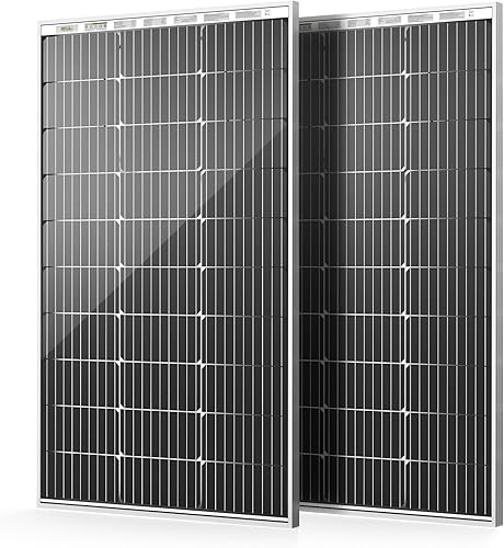 Miniatura 9 de HQST 4 paneles solares monocristalinos de celdas 9BB de 100 W, 12 V, 400 W, módulo de alta eficiencia para vehículos recreativos, casas rodantes,