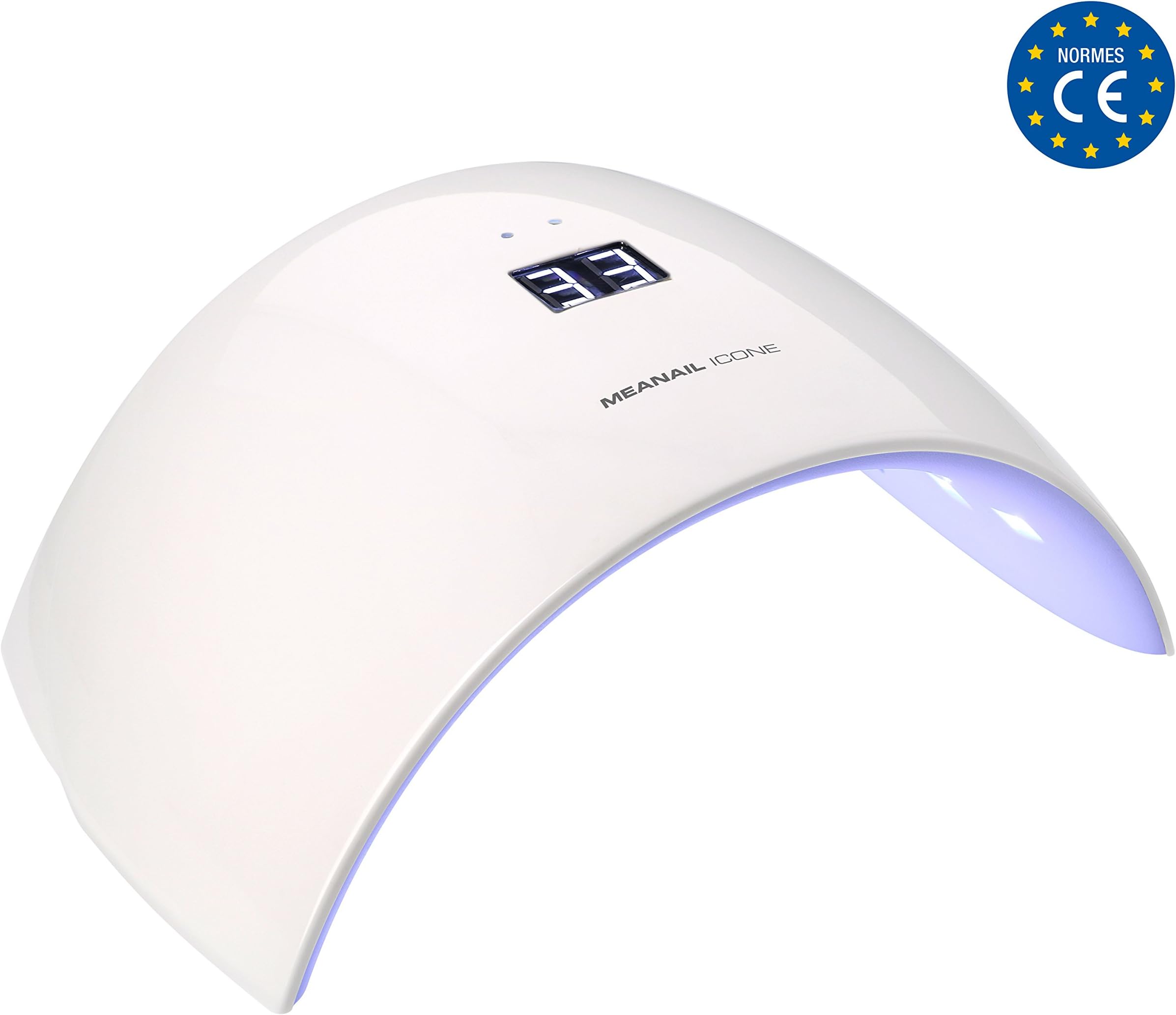 Semi-permanent Nail Polish UV/LED Lamp - Icone 24W Drying Lamp - Manicure and Pedicure - Meanail Paris