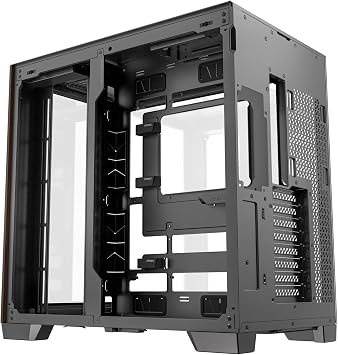 Antec C8 Curve Wood, Fanlar Dahil Değil, Ahşap Ön Panel, Süper Geniş Açı Tek Kavisli Cam, Çift Odacıklı Düzen, Tip-C, 360mm Radyatör Desteği, Tam Kule E-ATX PC Kasası